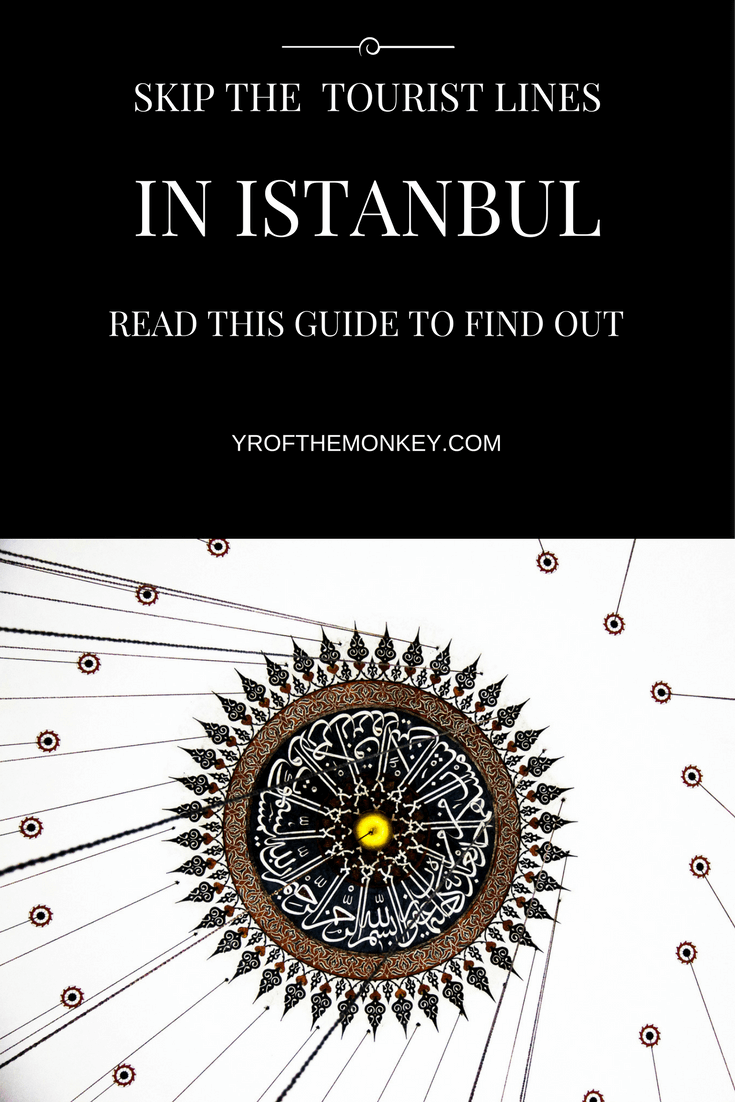 Istanbul, the capital of Turkey is a unique city like no other. This travel guide is unique too, because it tells you how to skip the long lines at the most popular attractions and makes you save tons of time! Click the pin to find out the secret tip! #Istanbul #Turkey 