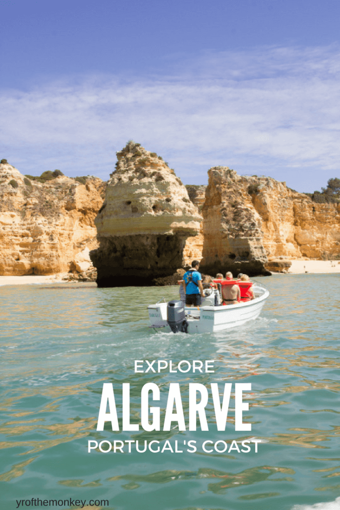 Explore Algarve Portugal sea beaches sea caves Benagil Porches Faro