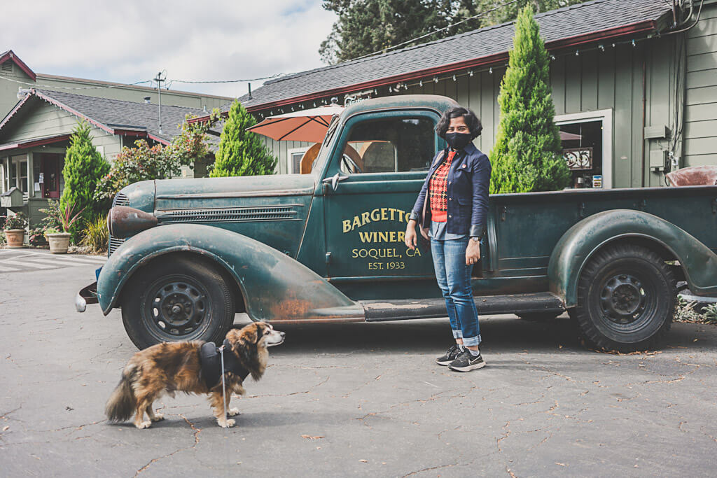 dog friendly winery in Santa Cruz