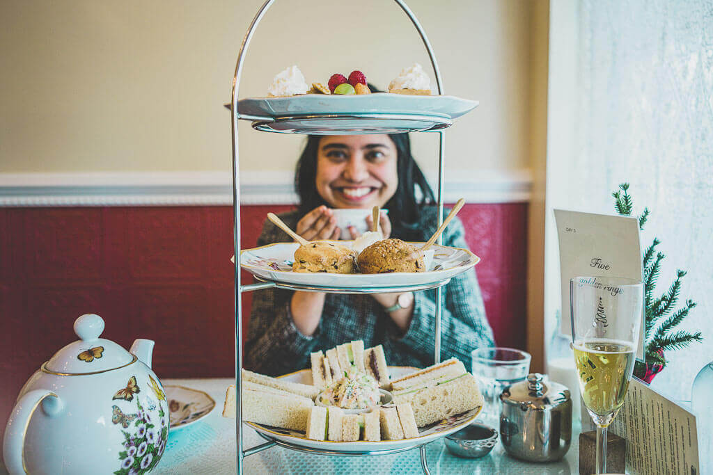 Afternoon tea in San Francisco is a romantic things to do in San Francisco