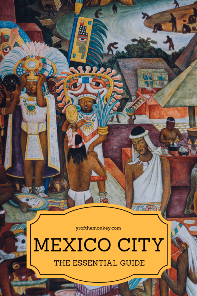Mexico city travel guide Mural art Diego Rivera