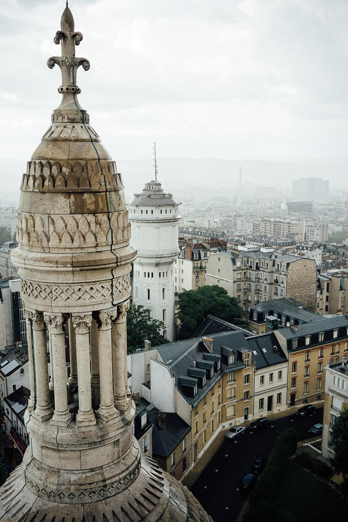 View from the top of Sacre Coeur, things to do in Paris in one day