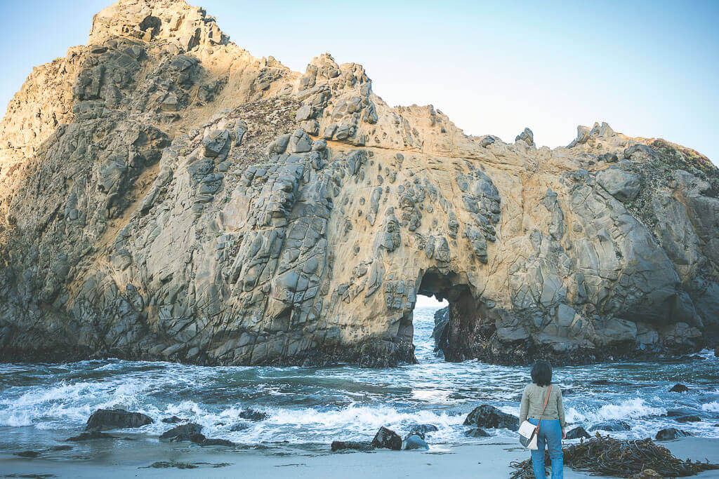 Sunrise from Pfeiffer Beach is one of the most romantic things to do in Big Sur