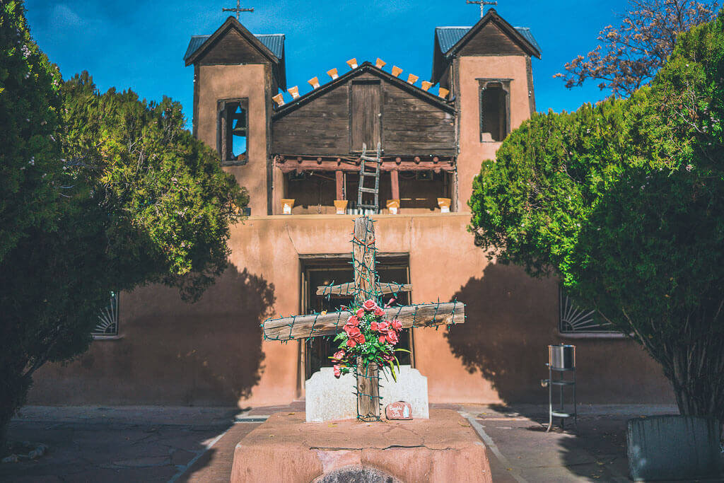 Santuario de Chimayo, Highroad from Santa Fe to Taos, Chimayo, New mexico