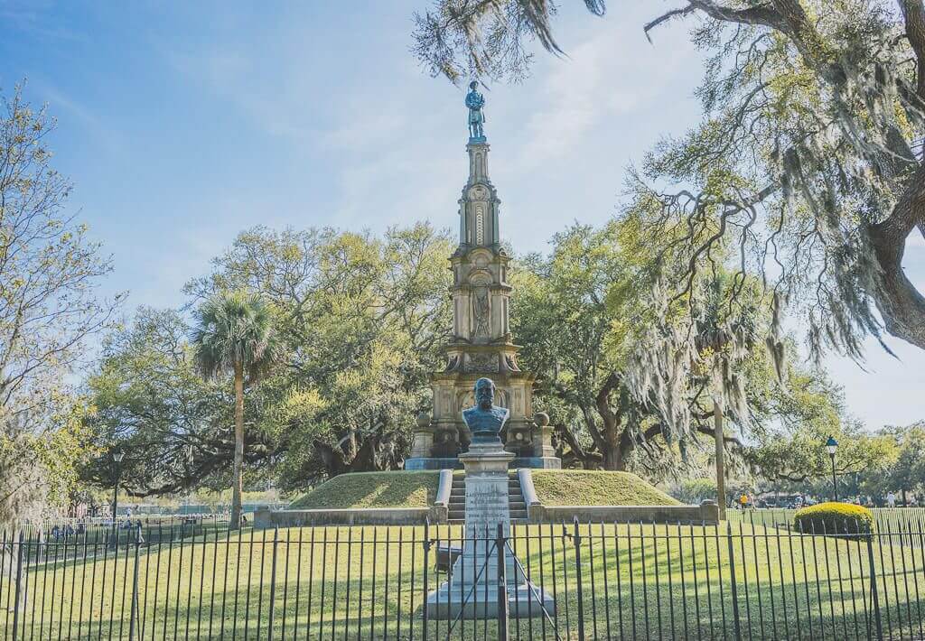 Forsyth fountain at Forsyth park, Savannah, Georgia