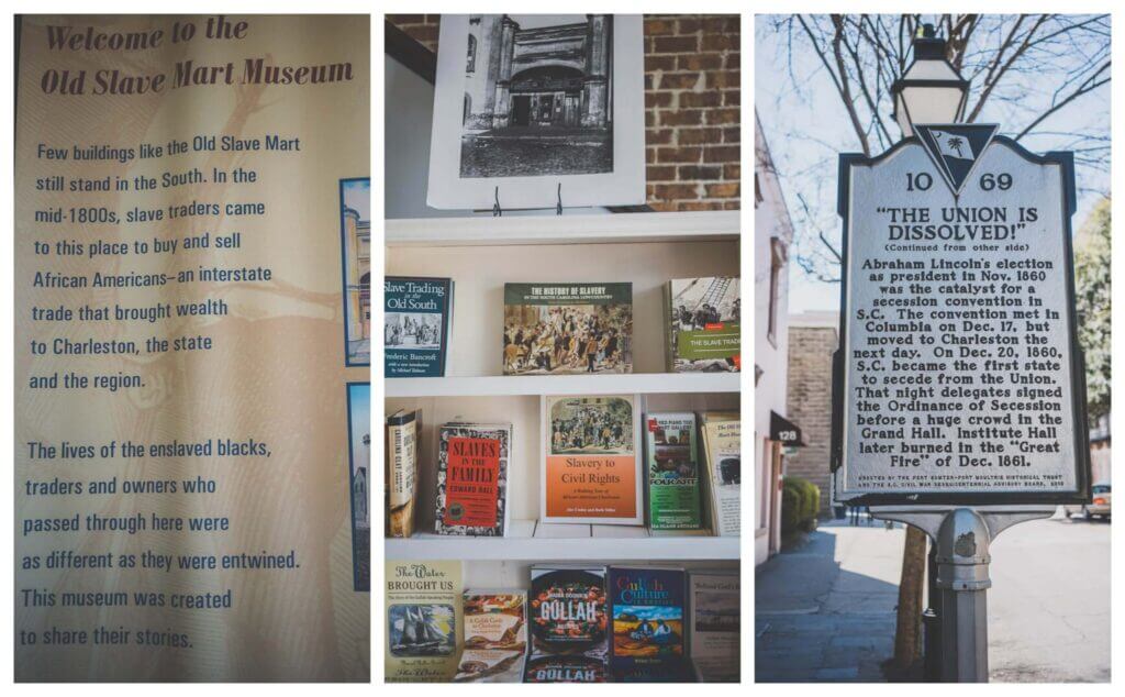 Charleston history: Old slave mart museum Charleston