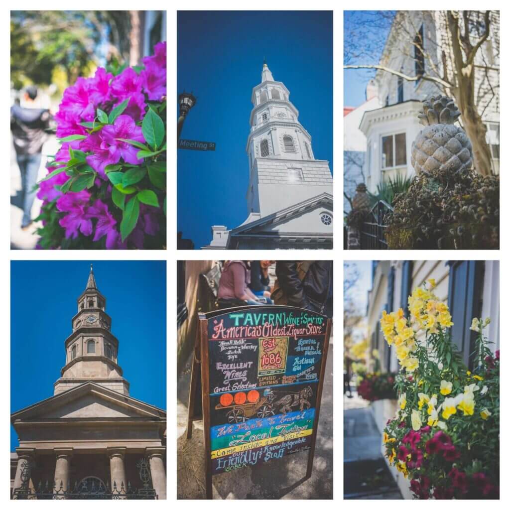 Architecture of Charleston, walking tour of Charleston, churches of Charleston