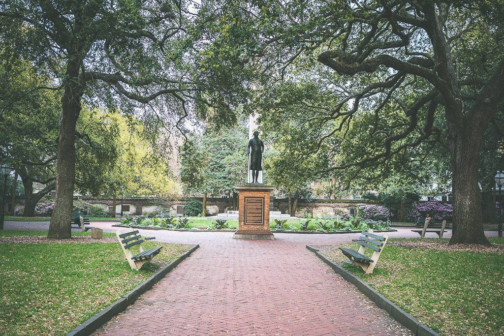 Parks and Gardens of Charleston, Washington Square park