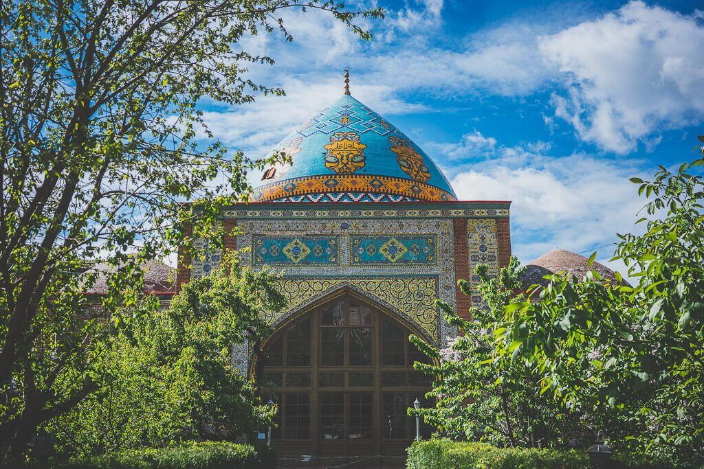 Blue Mosque, a Persian mosque in Yerevan, Armenia