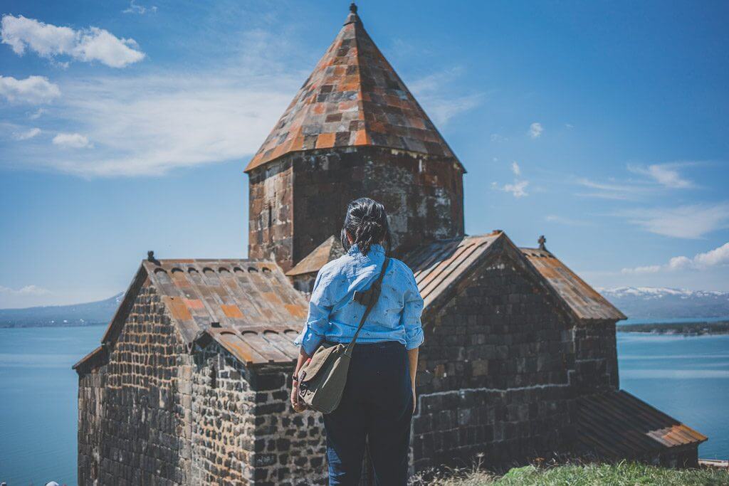 Lake Sevan and Sevanavank monastery, Armenia