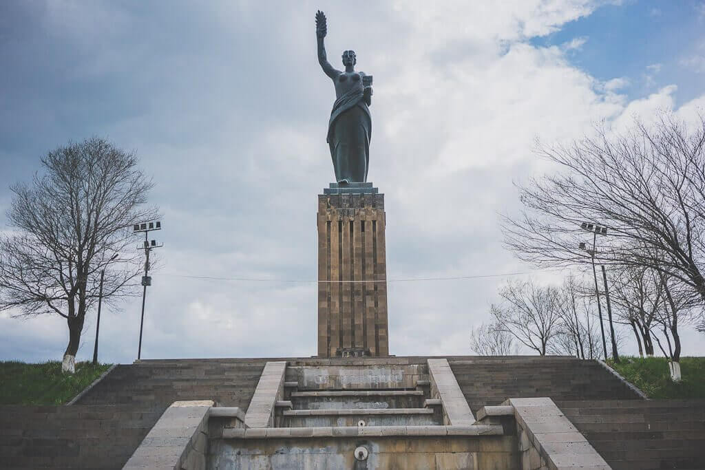 Mother Armenia statue in Gyumri