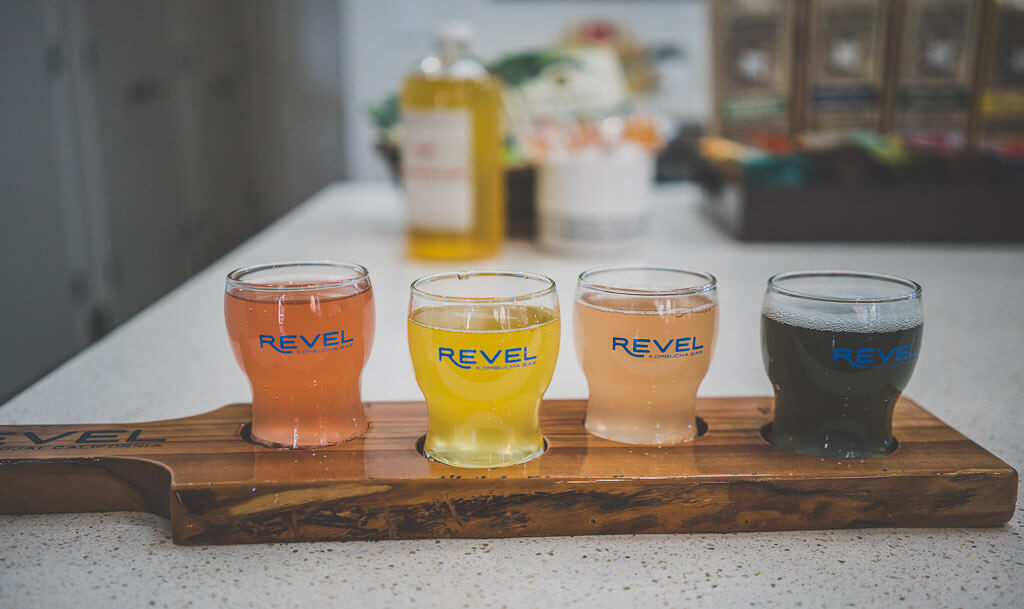 Kombucha Tasting at Revel Kombucha