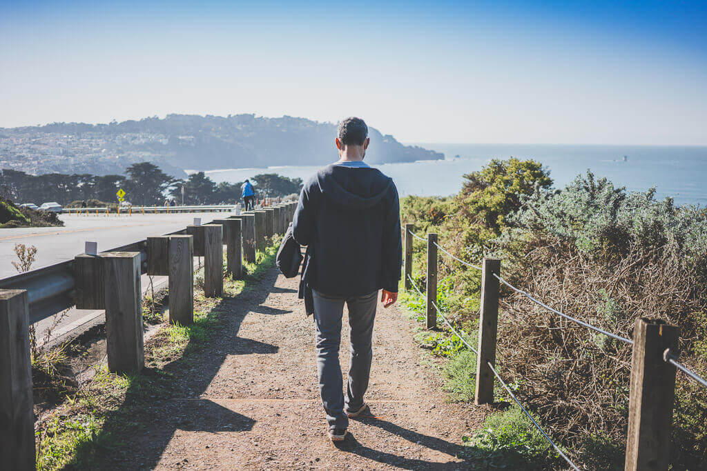 California Coastal Trail hike in San Francisco's Presidio