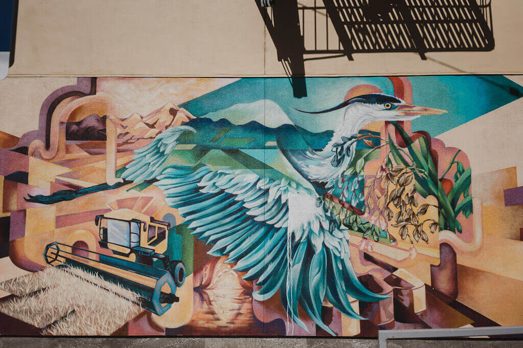 Shared abundance mural in Sacramento