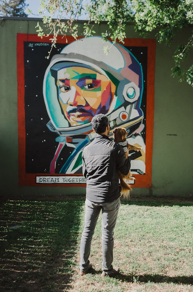 JM Knudsen MLK mural in Sacramento midtown