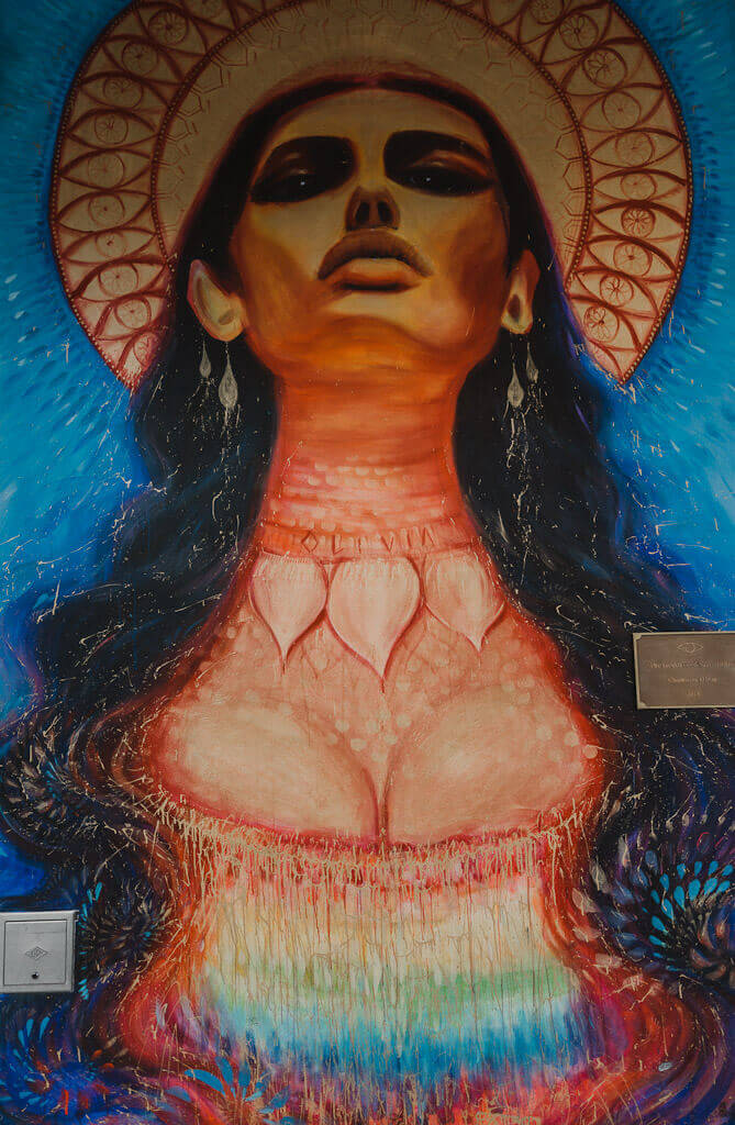 Mural: Urban Goddess - (Art Hotel 916), Mural: Urban Goddes…