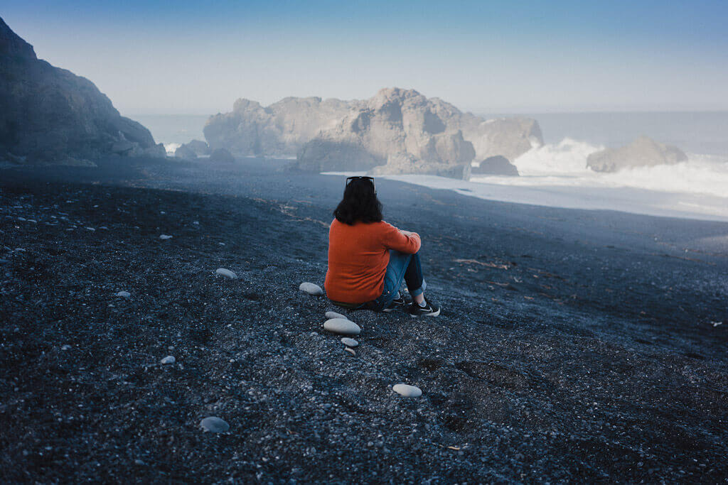 Black Sand Beach at Shelter Cove