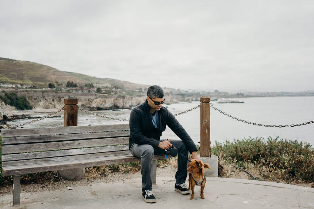 dog friendly hiking at Dinosaur Caves Park