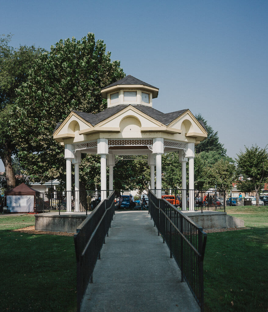 Library Park at Lakeport, CA