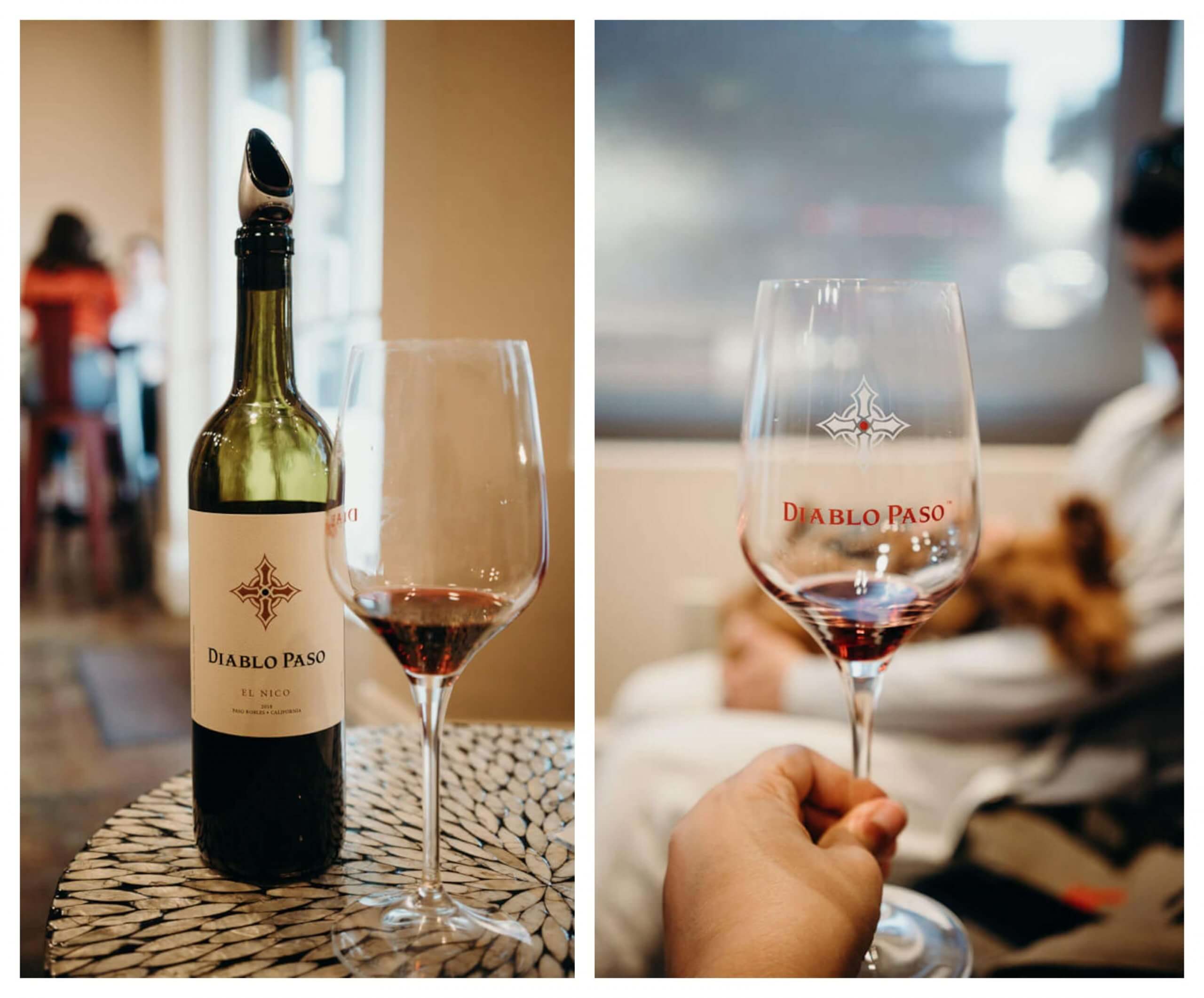 Diablo Paso is a dog friendly wine tasting room in downtown Paso Robles