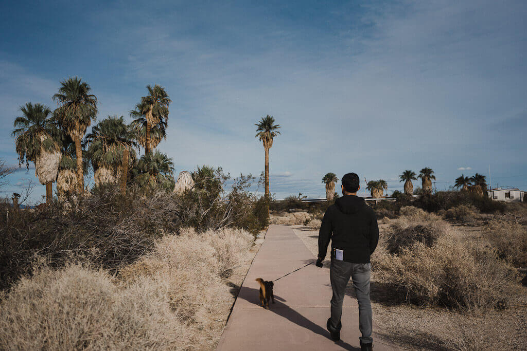 Dog friendly trail at Oasis of Mara