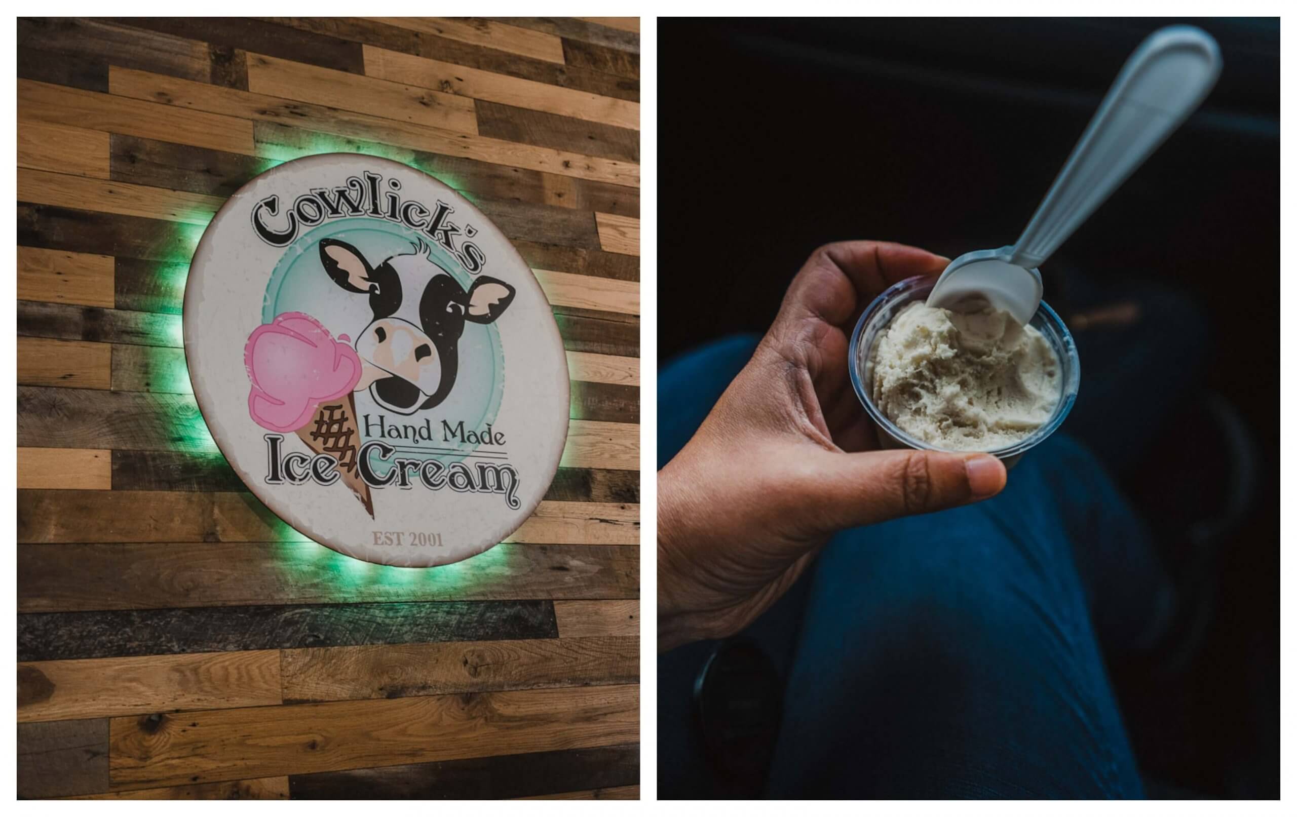 Cowlick's Ice Cream is a must visit in Fort Bragg, California