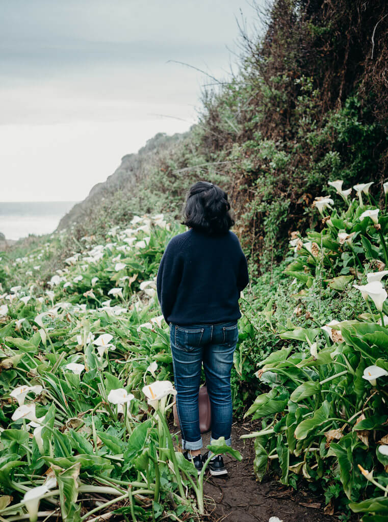 Visiting Calla Lily valley is one of the many romantic things to do in Big Sur