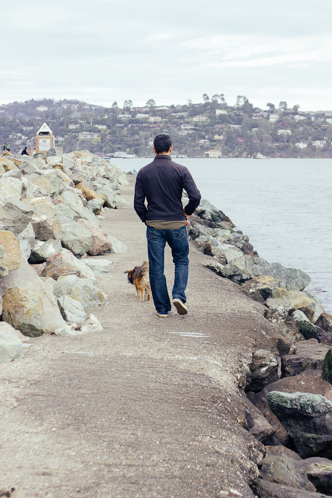 bridgeway promenade in Sausalito