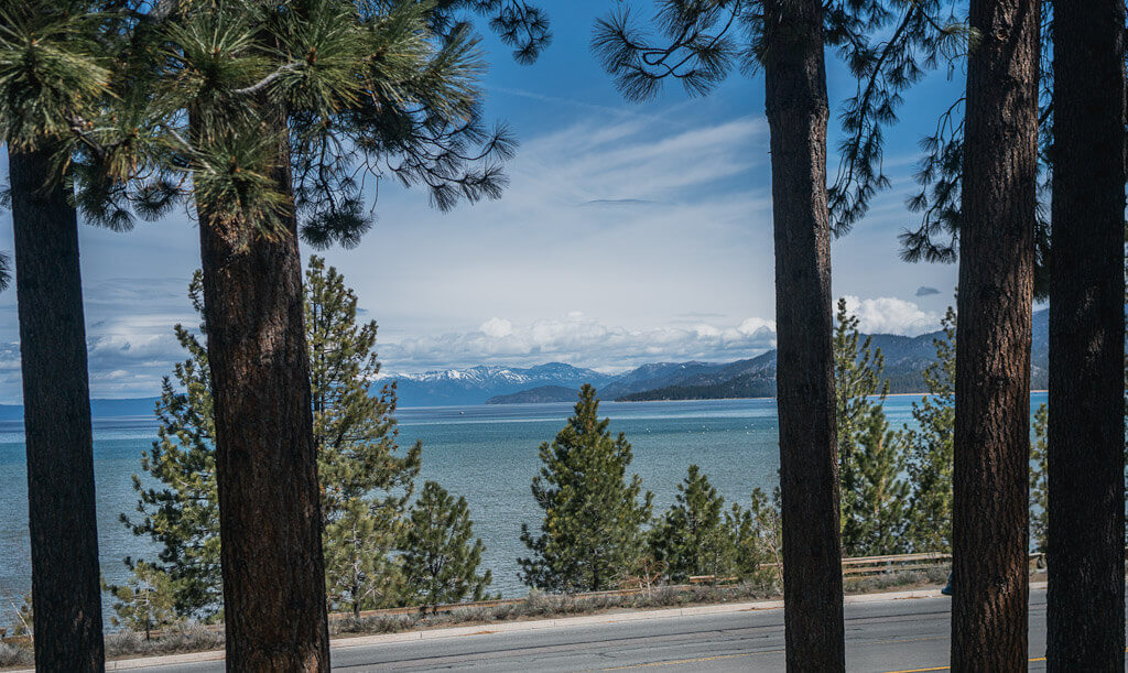 Hotel Azure is a dog friendly hotel in South lake Tahoe, view from the hotel room