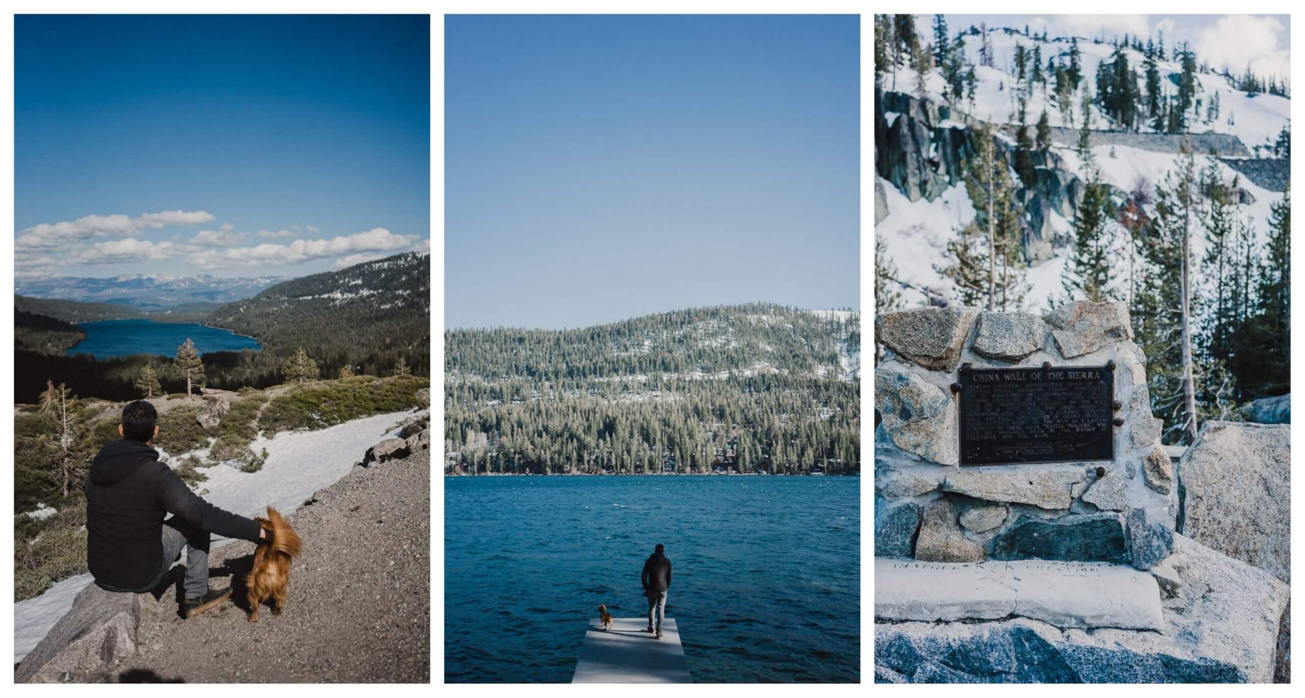 Donner Pass, Donner summit and Donner Lake