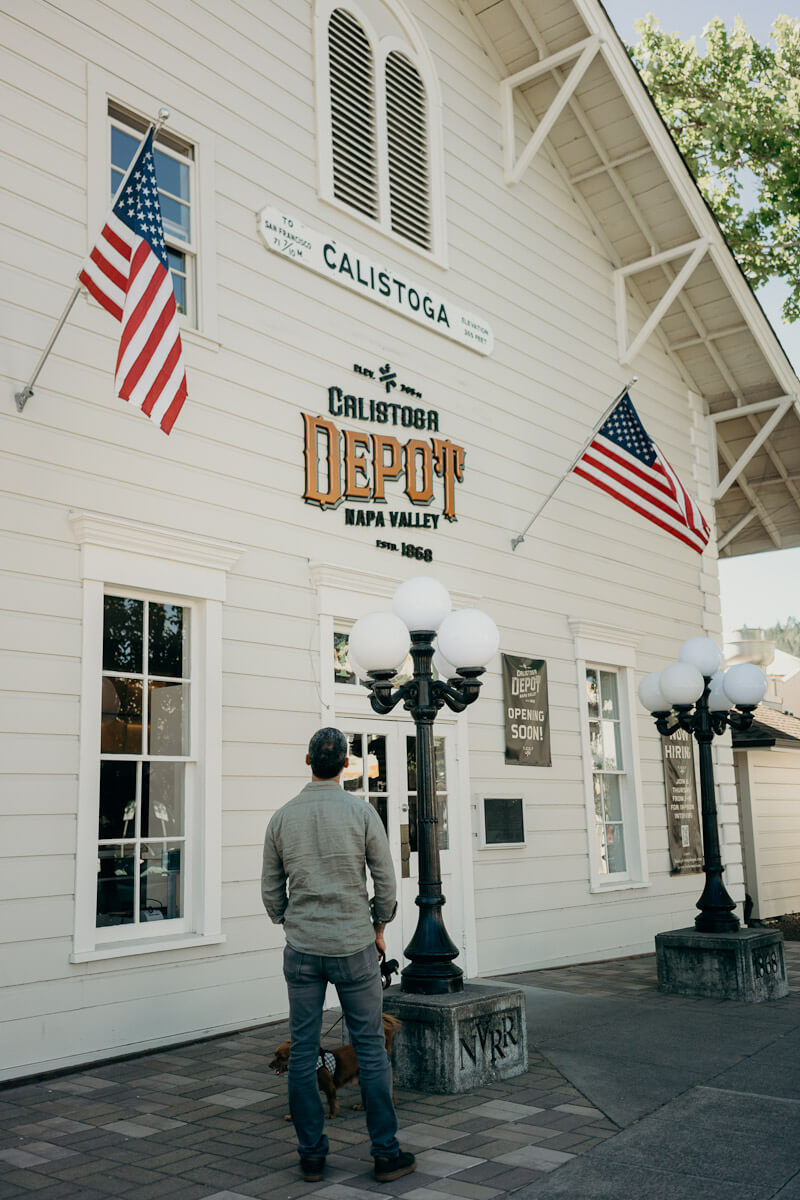 Shopping in downtown Calistoga