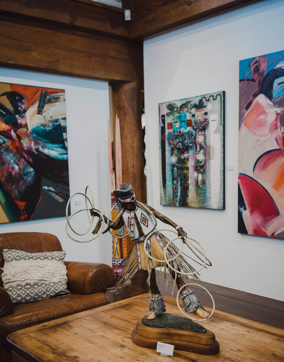 Visit art galleries in Santa Fe