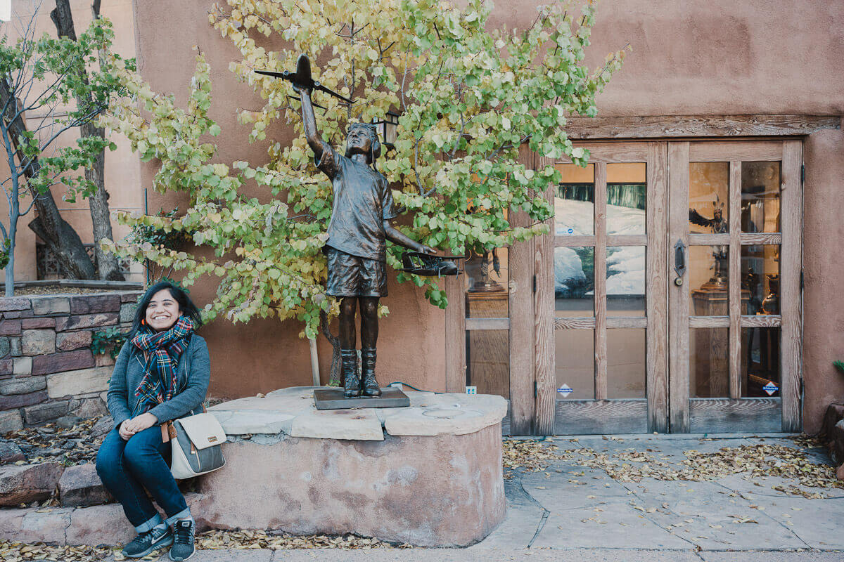 Lots of photo spots on canyon road, Santa Fe