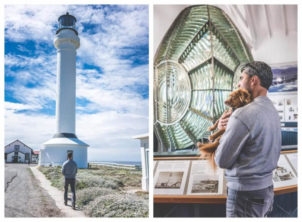 Dog friendly road trip in California: Stop by Point Arena Lighthouse