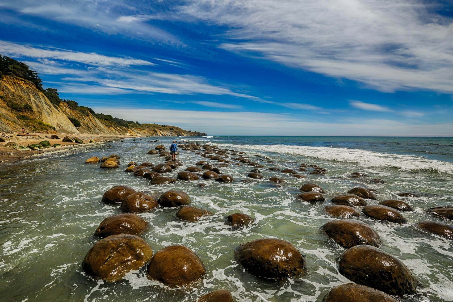 Bowling Ball beach in Gualala on Highway 1