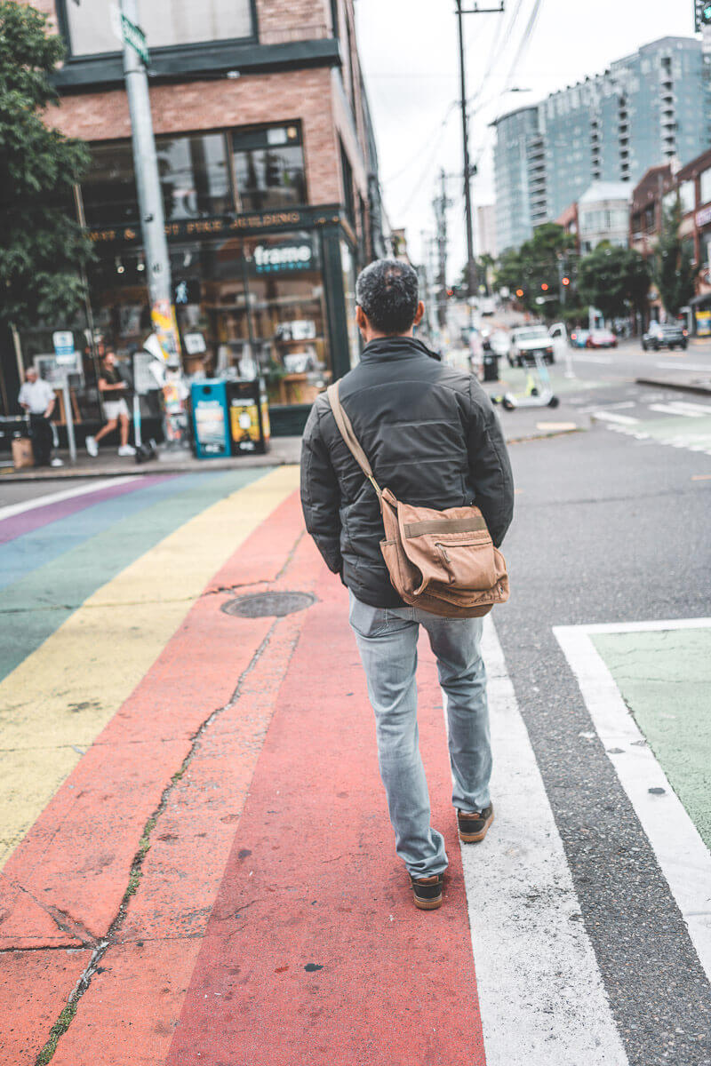 Rainbow Crosswalk on Capitol Hill, Seattle