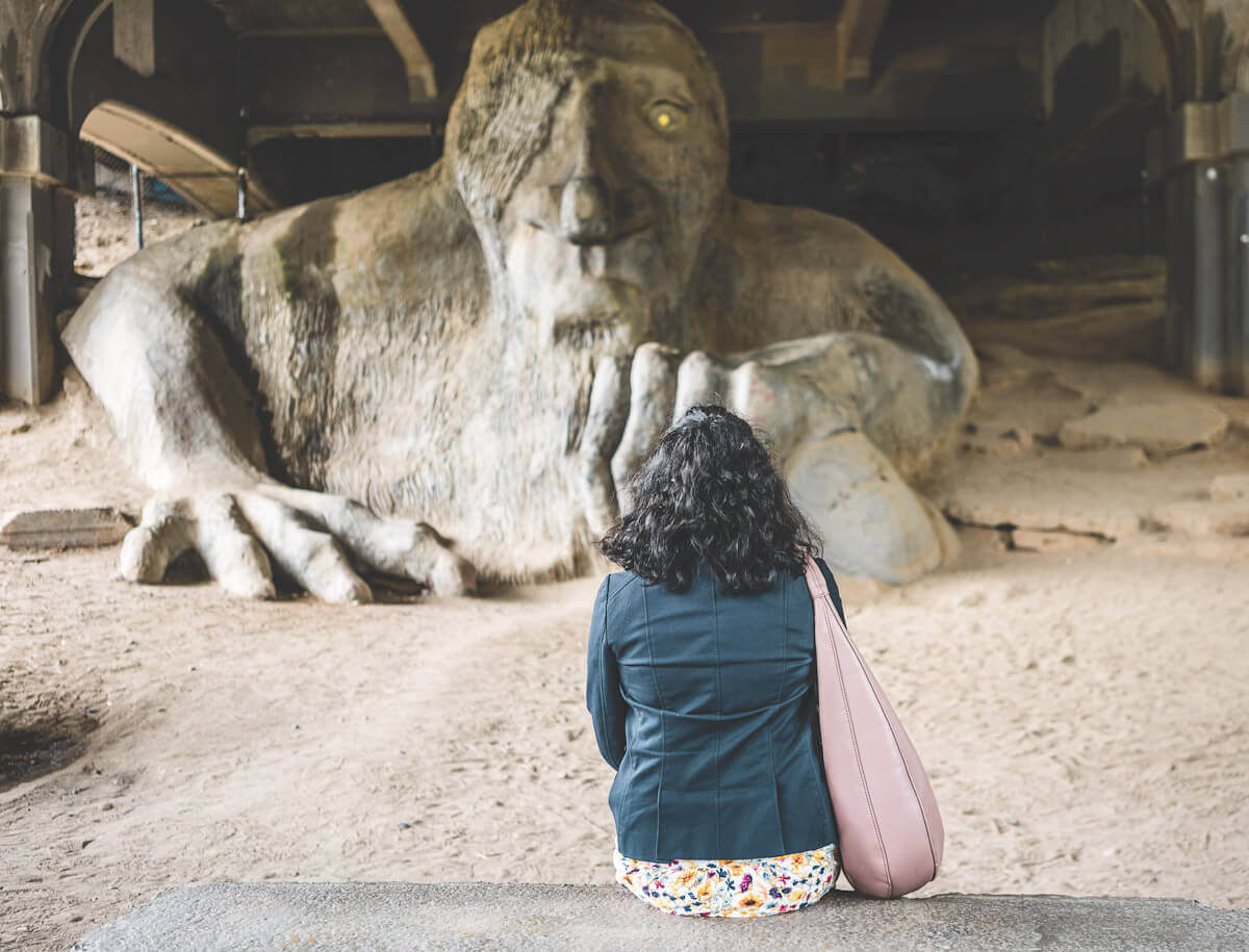 Fremont Troll is one of the most photographed subjects in Seattle, best Seattle photography spots