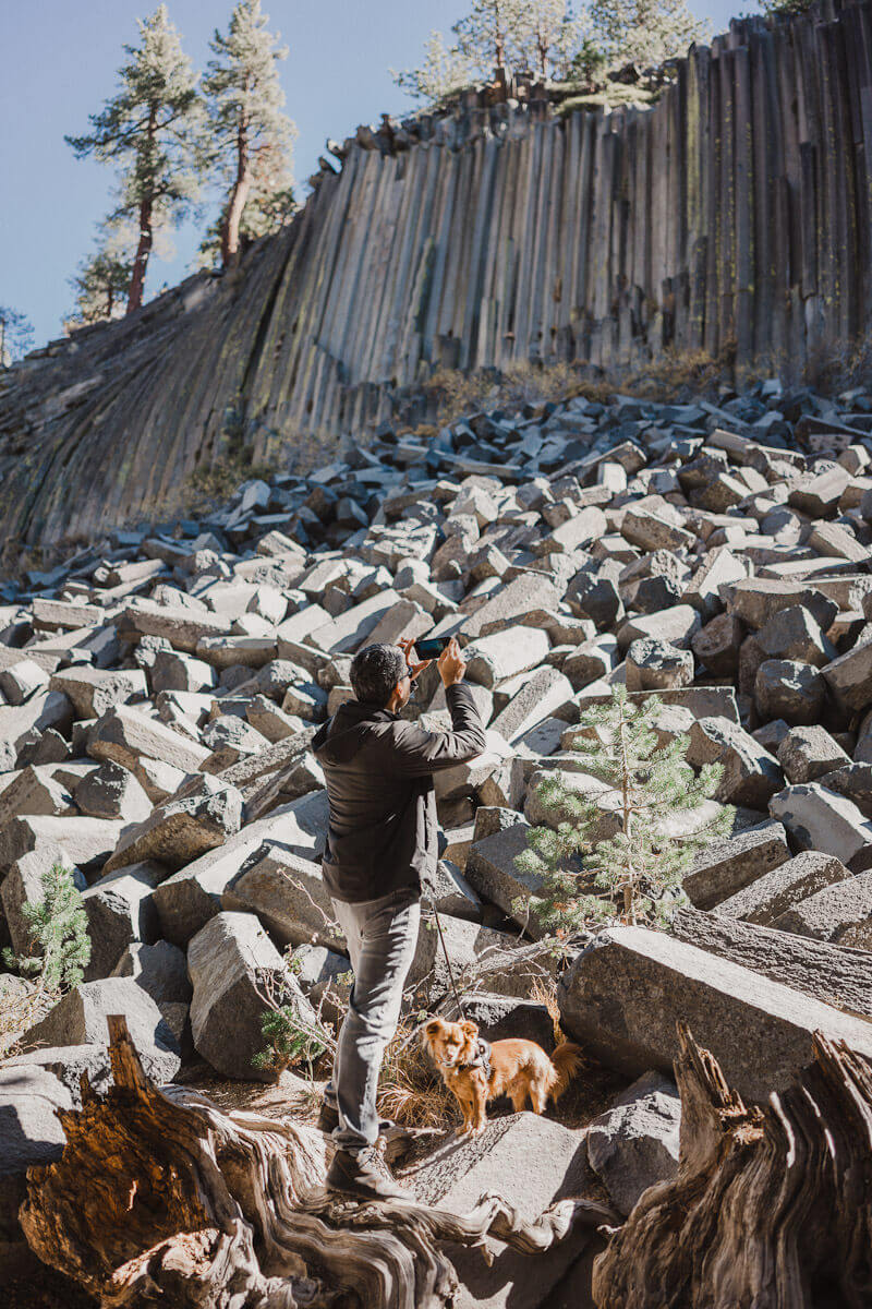 Devils Postpile National Monument is a dog friendly attraction in Mammoth Lakes